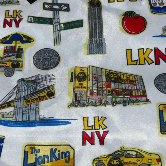 Disney Lion King New York Tote Bag Broadway Musical Souvenir Large Zipper - Picture 5 of 9